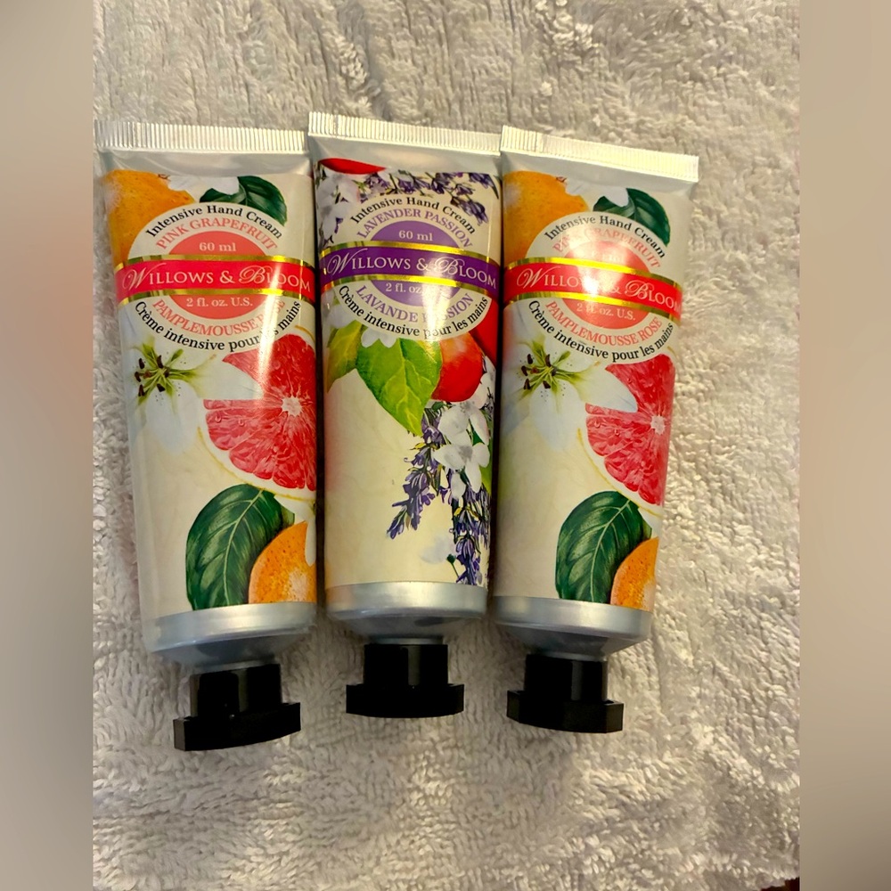 Hand Cream Set - Lavender Passion one tube. Pink Grapefruit two tubes